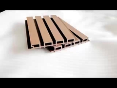 แผ่นผนัง WPC ที่ไม่เป็นอันตรายต่อสิ่งแวดล้อม สําหรับตกแต่งภายนอก