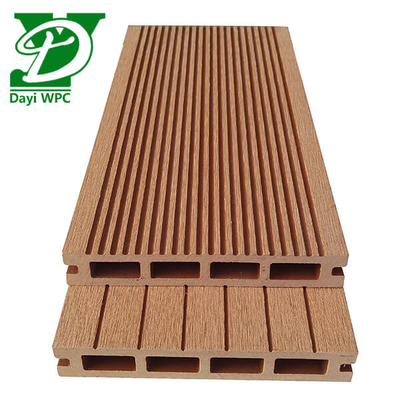 แอนติการกัดกร่อน WPC ตีค เด็ค หุ้ม WPC Decking กันการบด
