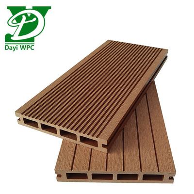 แอนติการกัดกร่อน WPC ตีค เด็ค หุ้ม WPC Decking กันการบด