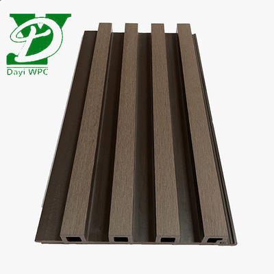 ผนังปรับแต่ง 219x26mm Eco Slat Wpc สําหรับผนังภายนอกที่ทันสมัย