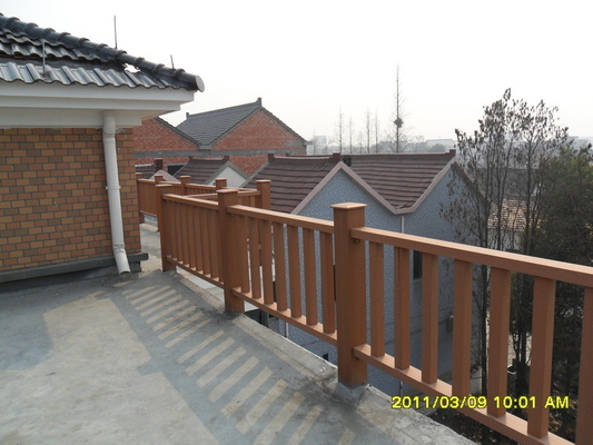 การประกอบง่าย โลโก้ที่กําหนดเอง WPC สารประกอบรั้ว Trellis Mesh