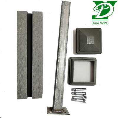 ปรับแต่งสวน WPC รั้วไม้พลาสติกสําหรับความเป็นส่วนตัวทนทานการบด
