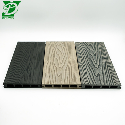 พื้นผิวผสม WPC กันหมักที่มีผิวป้องกัน UV Anti slip