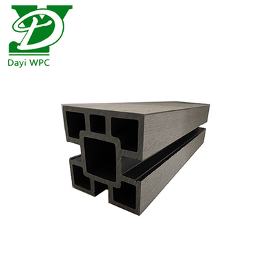 รั้ว WPC ที่ทนทานต่อ UV Fade รั้ว WPC ที่ระบายลึกเพื่อการป้องกันภายนอกที่ยั่งยืน