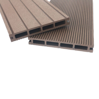 ทันสมัยเป็นมิตรกับสิ่งแวดล้อมการติดตั้งอย่างรวดเร็วกลางแจ้ง WPC Decking Hollow กันน้ำ